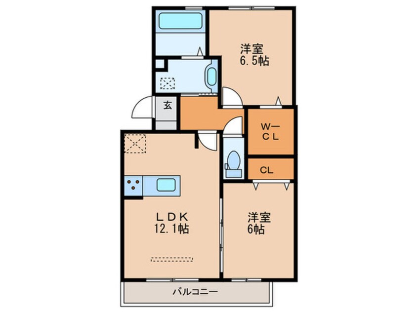 間取図 シャンピアコート