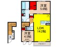 仮）D‐ROOM岩田町3丁目の間取図