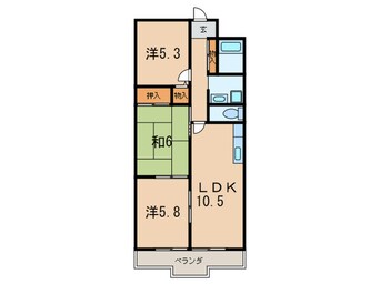 間取図 モンテヴィラ南宮