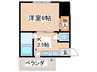 コ－ポ小林 1Kの間取り