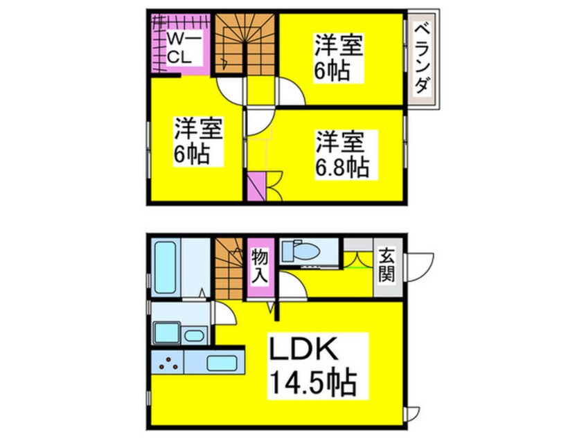 間取図 三国ヶ丘residence A棟