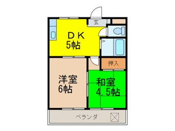 間取図 ハイム山本