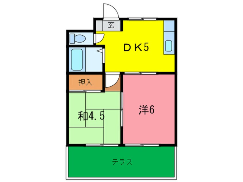 間取図 ハイム山本