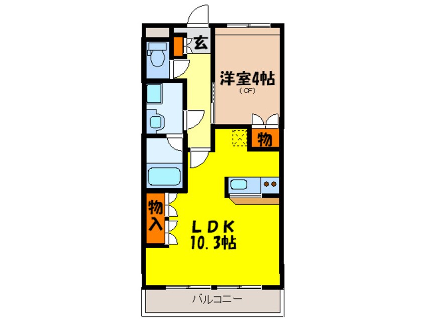 間取図 ハルコ－ト箕面