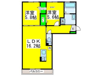 間取図 ムーラン　ア　ヴァンＡ