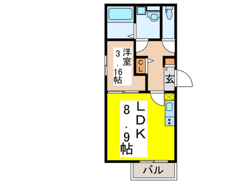 間取図 グナーデ・シュテルンⅠ