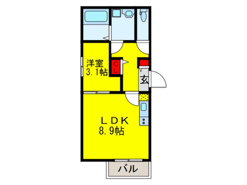 間取図 グナーデ・シュテルンⅠ