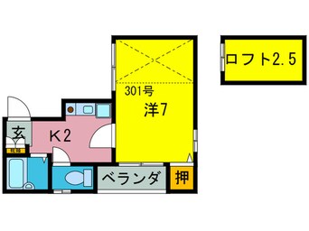 間取図 パティオライブ