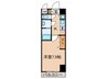 ONE ROOF FLAT FUKUSHIMA 1Kの間取り