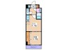 ONE ROOF FLAT FUKUSHIMA 1DKの間取り