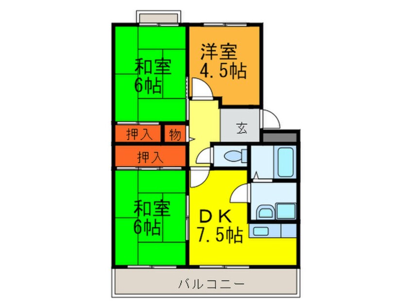 間取図 サンライズ青山