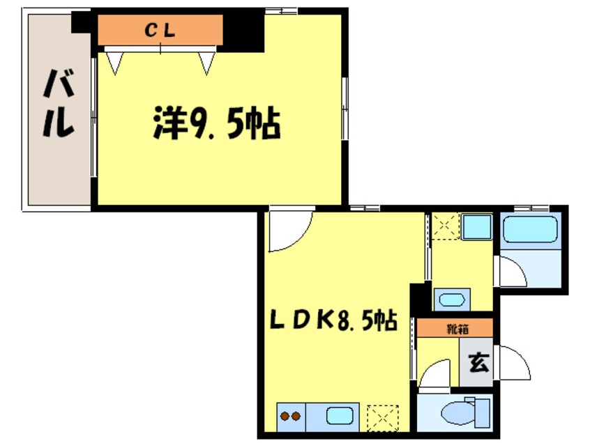 間取図 アクアレリスト今出川