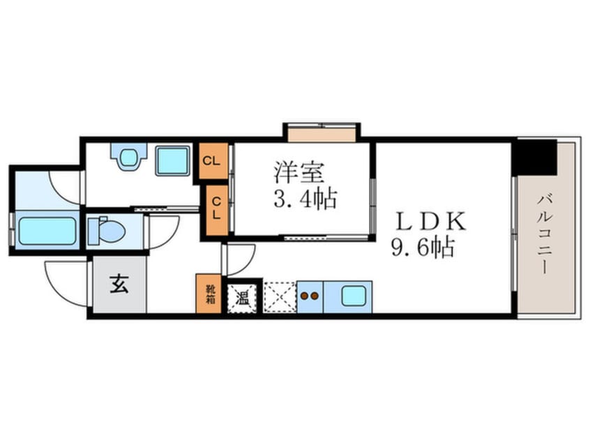 間取図 アクアレリスト今出川