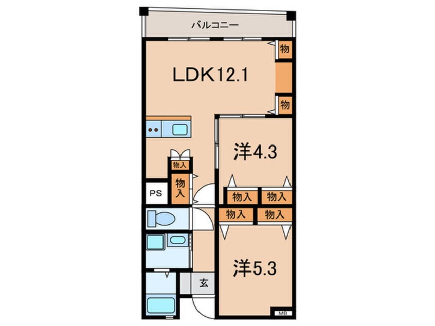 間取図 SUGAR　CUBES