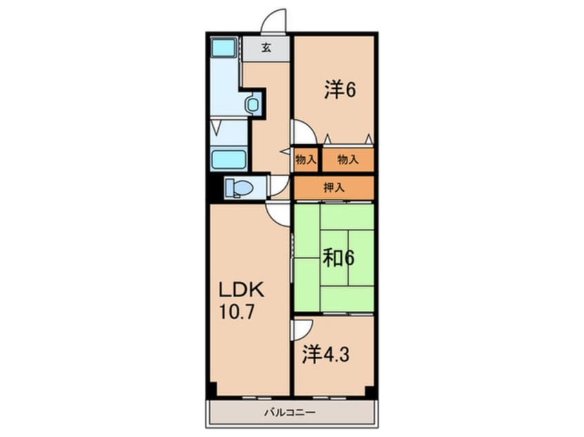 間取図 ソーシャルライフ西明石