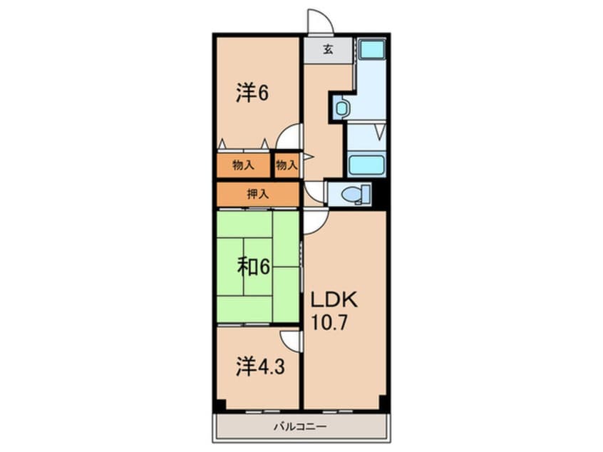 間取図 ソーシャルライフ西明石