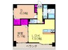 ガーデンコート烏ヶ辻 1LDK+Sの間取り