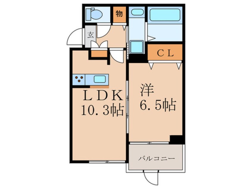 間取図 カーサアリビオ