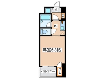 間取図 ベルシモンズ大阪港