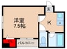 シャルマン早苗 1Kの間取り
