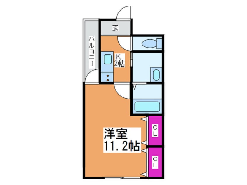 間取図 フジパレス北加賀屋Ⅵ