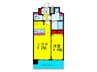ﾌﾟﾚｻﾝｽ森ノ宮THEｹﾞｰﾄ(1007) 1LDKの間取り