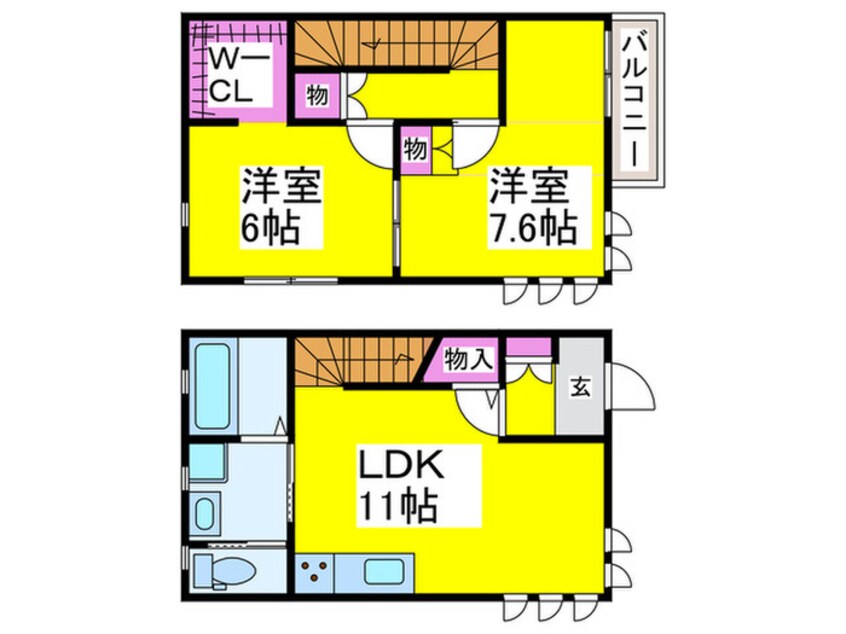 間取図 三国ヶ丘residence B棟