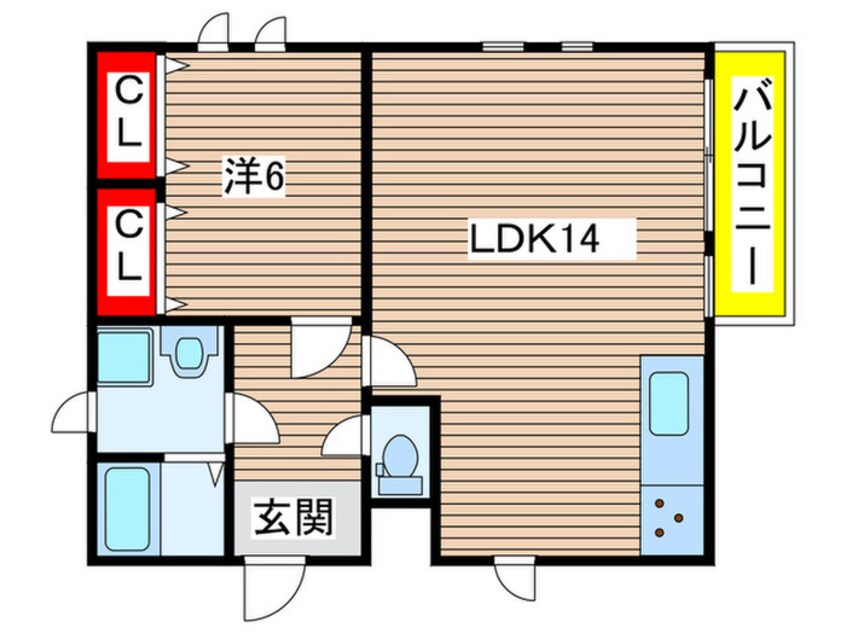 間取図 鳴滝ステージⅠ