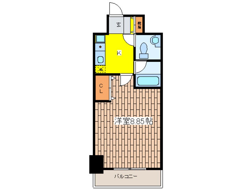 間取図 ジュネス東住吉弐番館