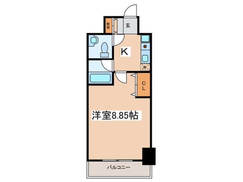 間取図 ジュネス東住吉弐番館