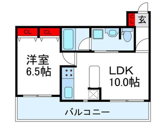 間取図 ＰＨＯＥＮＩＸ緑地公園