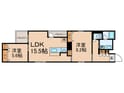 シャーメゾン　ライズ　Ｏｎｅの間取図