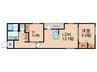 シャーメゾン　ライズ　Ｏｎｅ 1LDK+Sの間取り
