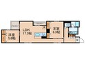シャーメゾン　ライズ　Ｏｎｅの間取図