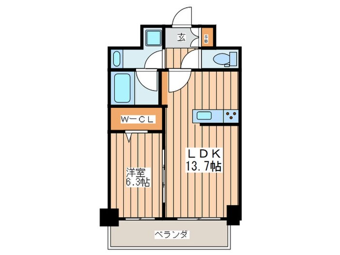 間取り図 プラシード新町