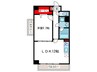 プラシード新町 1LDKの間取り