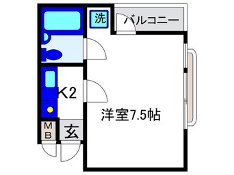 間取図 アンシャンテ豊中