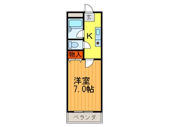 間取図 コンフォ－ト長尾