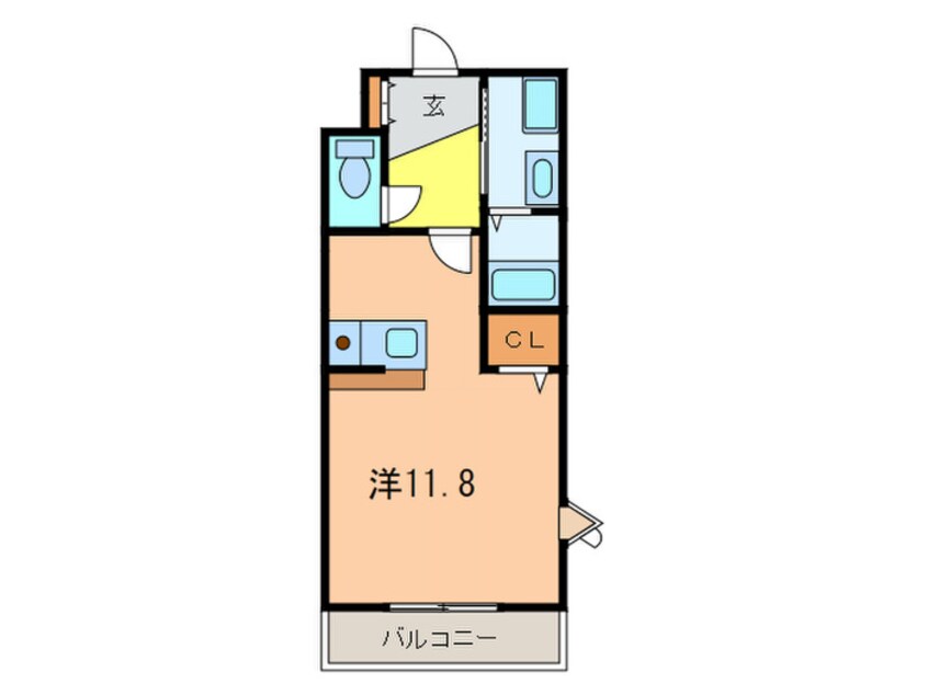 間取図 メゾンドグラ－スＮ