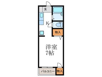 間取図 マ－ブルスクエアＡ棟