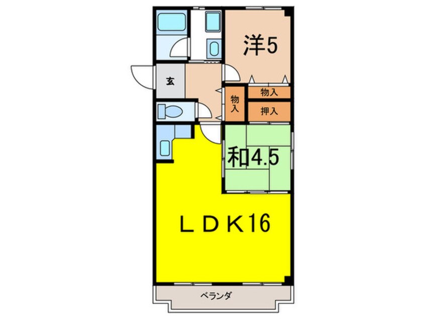 間取図 ロイヤル西宮北口