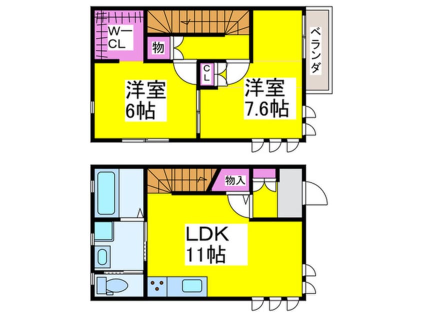 間取図 三国ヶ丘residence D棟