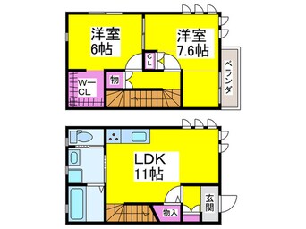 間取図 三国ヶ丘residence D棟