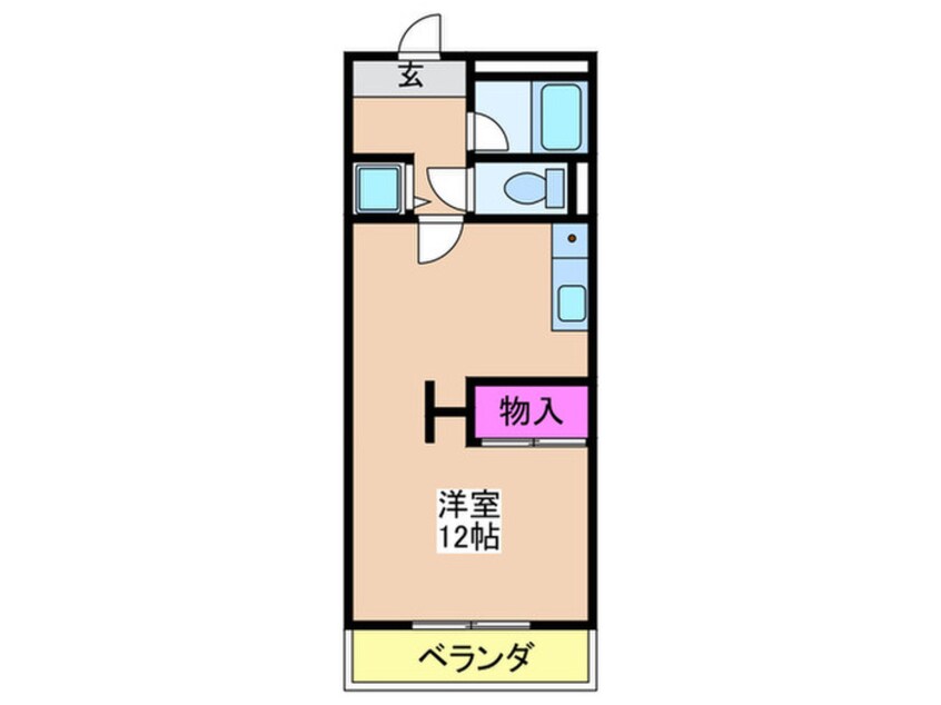 間取図 ニュ－ラ－ジあびこ