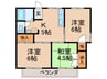 長谷ガ－デンハイツ 3Kの間取り