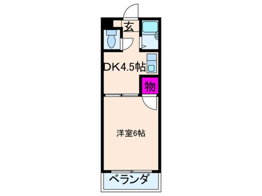 間取図 芥川ロイヤルマンション