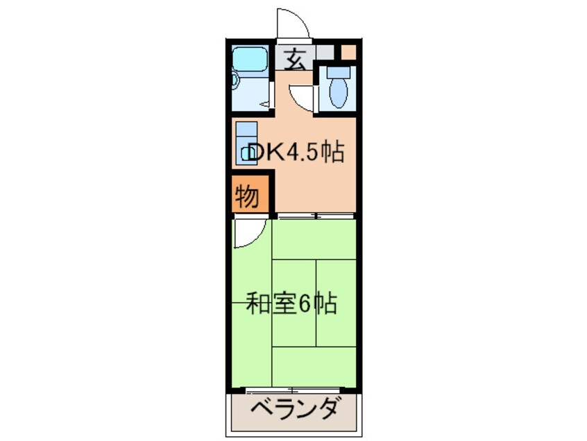 間取図 芥川ロイヤルマンション