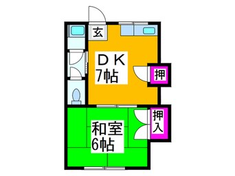 間取図 寺田ハイツ