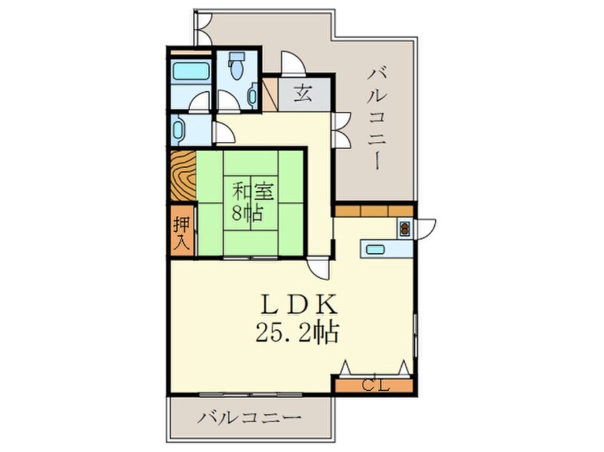 間取図 ドムス鴨川