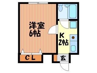 間取図 アビタシオン鴨川